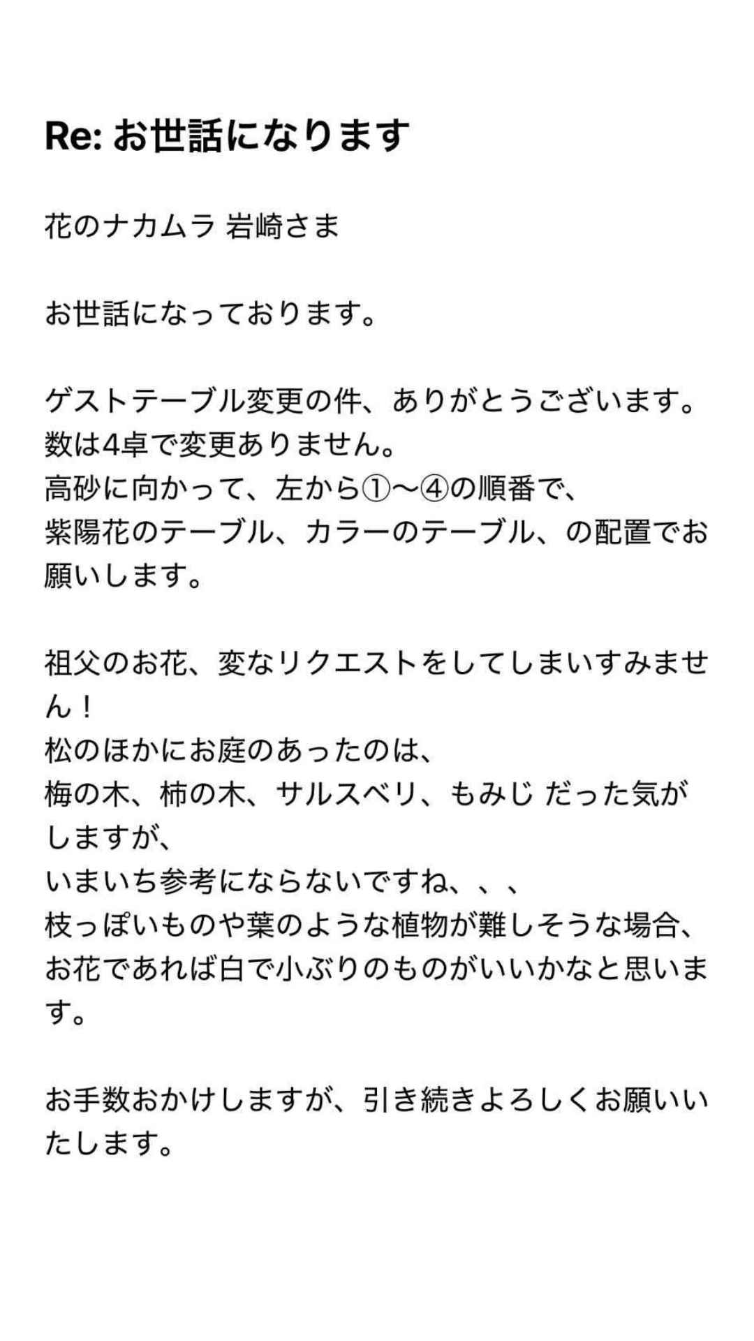 非常に迅速かつ丁寧なご対応をいただき、誠にありがとうございました